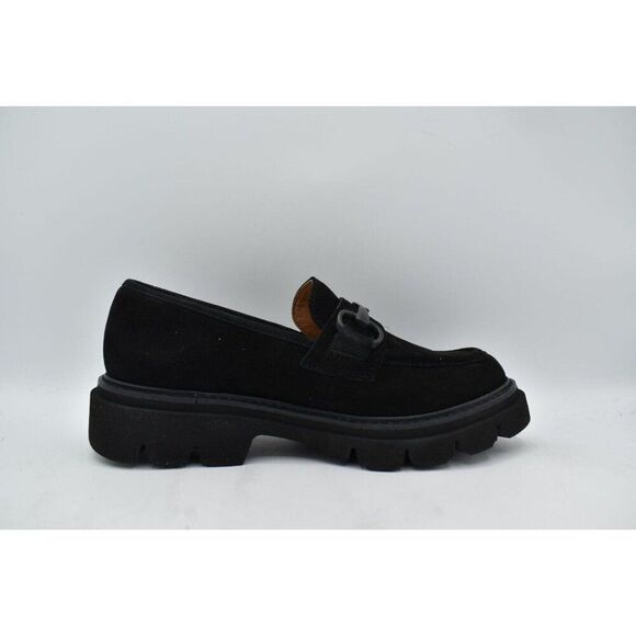 Sofft Womens Size 7 Satara Black Suede Slip On Loafers Shoes - Picture 6 of 11